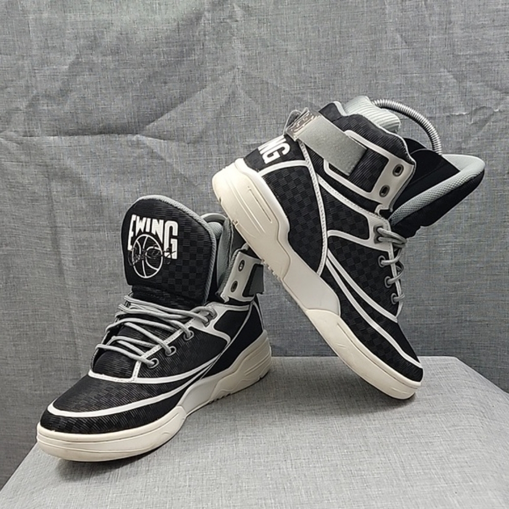 Patrick Ewing HI 33 2 Chainz Black / Silver Reflective Basketball Shoes Size 9